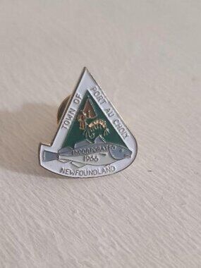 Port Au Choix Newfoundland And Labrador Canada Vintage Lapel Pin - Canadian City